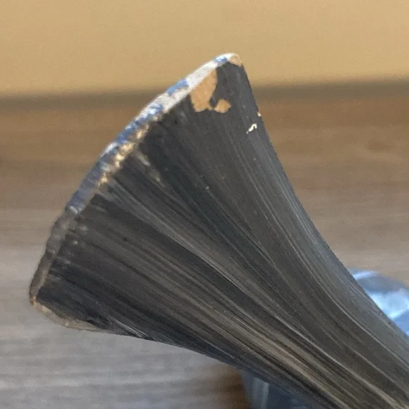 Sculpture cat Bird Figurine on Driftwood hand painted